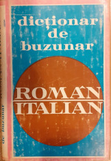 Dictionar de buzunar roman italian foto