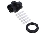 Conector: alimentare AC mamă 6mm2 terminal cu şurub soclu
