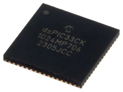 Microcontroler dsPIC 1024kB 128kB SRAM QFN64 3-3.6VDC foto