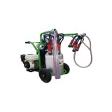 Mulgatoare Vaci Green Line T240 Aluminiu PC, bidon 40l aluminiu, motor 6.5 CP, 2 posturi, 16-20 bovine pe ora