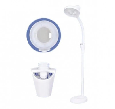 Lampa Cosmetica cu LED si Reglaj pe Intensitate Lumina, Picior Fix, Dioptrie X5, Model NOU foto