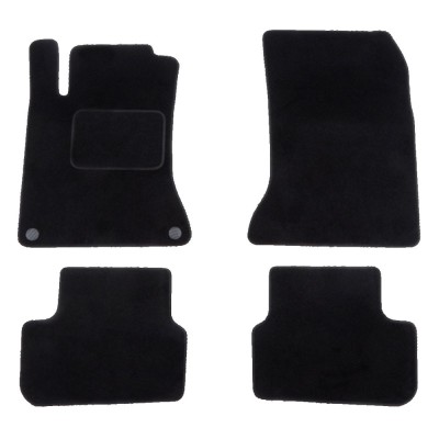 Set covorase auto mocheta Velor MERCEDES Clasa A (W176), 06.2012-08.2018, negru, foto