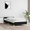 VidaXL Cadru de pat fără saltea, negru, 100x200 cm, textil 347393