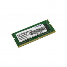 Memorie SODIMM Patriot 4GB, DDR4-2400MHz, CL17 foto