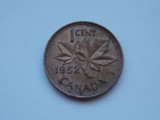 1 cent 1952 Canada, America de Nord