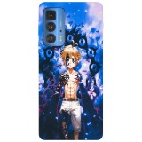 Husa compatibila cu Motorola G20 model Meliodas 7 Deadly Sins, Silicon, TPU, Viceversa, Transparent, Carcasa