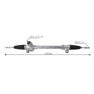 Caseta directie - Noua, Lexus Ct (Zwa10_), 12.2010-, Toyota Prius (_W3_), 06.2008-, Prius Plus (_W4_), 05.2011- Motor 200h, 1.8 Hybrid, 1.8 Plug-In H foto