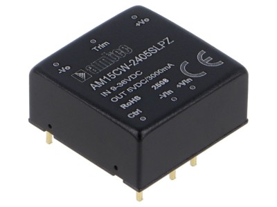 Convertor DC/DC AIMTEC 15W 9-36V la 5V 3A THT foto