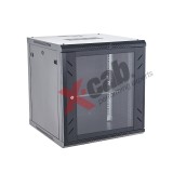 Cabinet metalic de perete 19&quot;, tip rack wallmount, 15U 600x600 mm, Xcab S Negru NewTechnology Media
