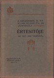 C1423 A kar&aacute;nsebesi m kir &aacute;llami polg&aacute;ri fi&uacute; &eacute;s le&aacute;nyiskola &eacute;rt&eacute;sitője az 1917-1918 tan&eacute;vről, szerkesztette Pfeiffer Mih&aacute;ly, Karansebes/Caransebeș
