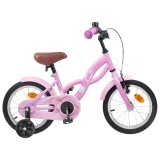 vidaXL Bicicletă pentru Copii 12 Inci pentru 2-4 ani Roz deschis 42009662