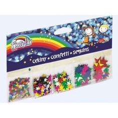 Accesorii creatie metal confetti stele, diverse modele,5 dimensiuni