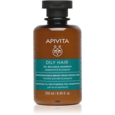 Apivita Oily Hair Oil Balance Shampoo sampon pentru curatarea profunda a scalpului seboreic pentru intarire si stralucire 250 ml