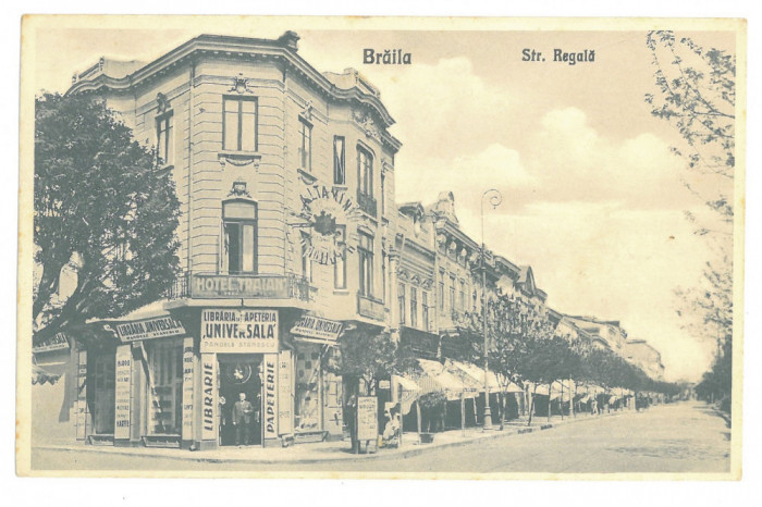 4856 - BRAILA, shops, Romania - old postcard - unused