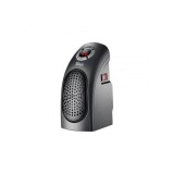 Aeroterma Zilan Compact, 400 W, 2 trepte incalzire, ecran LCD, temperatura reglabila, rotire 180, timer 12h, ceramica, Negru