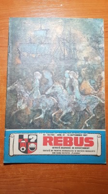 revista rebus 15 septembrie 1987 foto