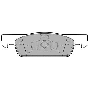 Set placute frana,frana disc BMW X3 (E83) (2004 - 2011) KRIEGER 0950006314