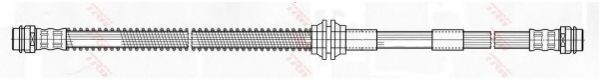 Conducta / cablu frana AUDI Q7 (4L) (2006 - 2015) TRW PHA426