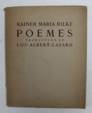 RAINER MARIA RILKE - POEMES , traduction de LOU ALBERT - LASARD , 1937
