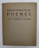 RAINER MARIA RILKE - POEMES , traduction de LOU ALBERT - LASARD , 1937