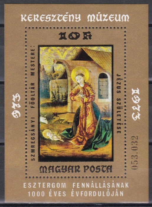 Ungaria 1973 - Picturi maghiare, Colita, MNH