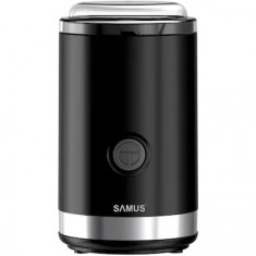 Rasnita Samus FINETTO, Putere 150W, Capacitate 50g, Lama din inox, Negru