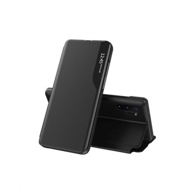 Husa Flip pentru Samsung Galaxy Note 10 Plus 4G / Note 10 Plus 5G Techsuit eFold Series Negru foto