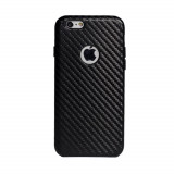 Carcasa hard iPhone 6, Contakt Neagra| Piele Ecologica