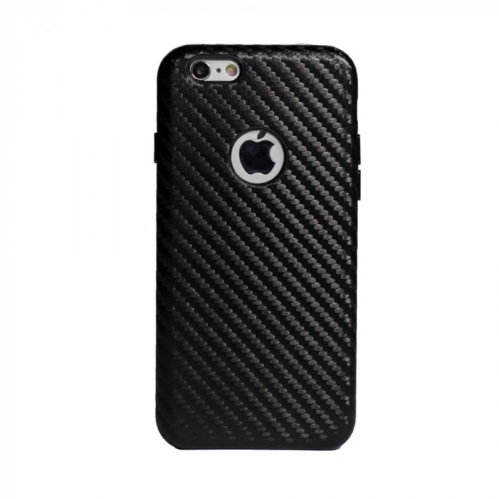 Carcasa hard iPhone 6, Contakt Neagra| Piele Ecologica