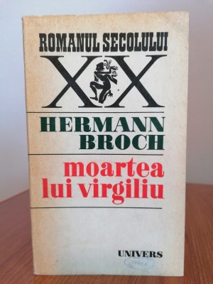 Hermann Broch, Moartea lui Virgiliu foto