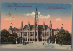 CPIB 23990 - CARTE POSTALA - VIENA, WIEN. PIATA Dr. KARL LUEGER, CIRCULATA, 1926, INTERBELICA, STAMPILA, TIMBRU