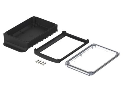 Carcasă desktop BOPLA BoVersa X140 Y258 Z66 mm IP68 neagră foto