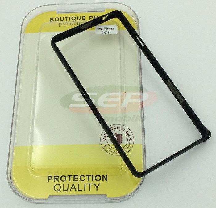 Bumper aluminiu Sony Xperia E3 negru