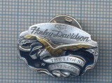 AX20 INSIGNA MOTOCICLISM -HARLEY -DAVIDSON-THE LEGEND LIVES ON-PT. COLECTIONARI