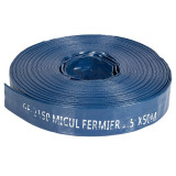 Furtun plat Micul Fermier, 50 m, 1.5 inch, PVC, Albastru