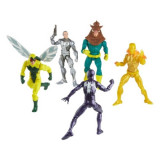 Spider-Man Marvel Legends Set 5 figurine articulate Spider-Man, Silvermane, Human Fly, Molten Man, Razorback 15 cm, Hasbro