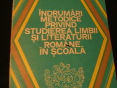 indrumari metodice privind stud.limbii si literat. romane in scoala-al. bojin- foto