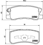 BREMBO P 54 031 PRIME LINE set placute frana,frana disc