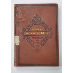 Oekonomische Lehren de Karl Marx - STUTTGART, 1903
