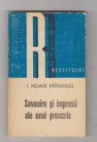 bnk ant I Heliade Radulescu - Suvenire si impresii ale unui proscris
