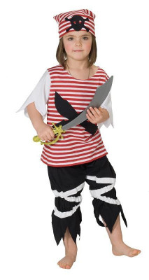 Costumatie Micul Pirat Copii 128 cm foto