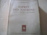 A.E. Brinckmann - ESPRIT DES NATIONS / France * Italie * Allemagne ( 1943 ), Alta editura