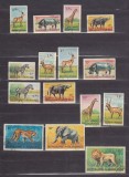 BURUNDI 1964-FAUNA-ANIMALE AFRICANE -SERIE DE 15 TIMBRE MNH