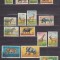BURUNDI 1964-FAUNA-ANIMALE AFRICANE -SERIE DE 15 TIMBRE MNH