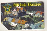 bnk card Cartele telefonice - Polonia TP - URMET - 800 years of Skarszew - rara