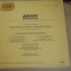 BACH - Concertele Brandemburgice - LP Vinil Colectie ARCHIV PRODUKTION
