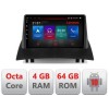 Navigatie Renault Megane 2 E-098 Octa Core cu Android Radio Bluetooth Internet GPS WIFI DSP 4+64GB 4G CarStore Technology