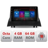 Navigatie Renault Megane 2 E-098 Octa Core cu Android Radio Bluetooth Internet GPS WIFI DSP 4+64GB 4G CarStore Technology
