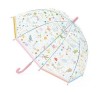 Umbrela Copii Djeco Zborul Usor, Transparenta, 68 cm, Anti-Ciupire, Fete 3-9 Ani