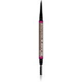 NYX Professional Makeup Blade &amp; Shade creion pentru sprancene cu pensula culoare 03 Cool Ash Brown g